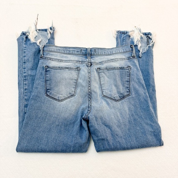 Flying Monkey Distressed Denim Raw Hem Jeans Style Y2065 Size 30 - Picture 3 of 8